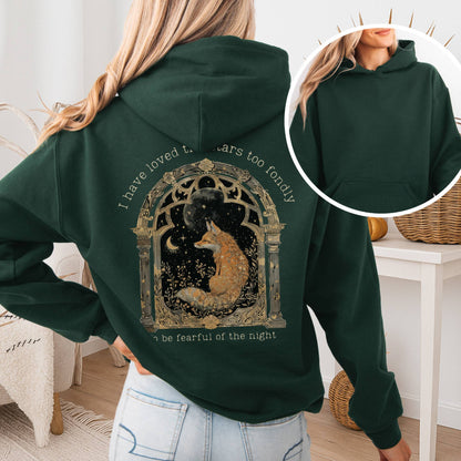 Hoodie Forest Green / S I Have Loved the Stars Too Fondly Sarah Williams Poetry Hoodie The Mystic Eden