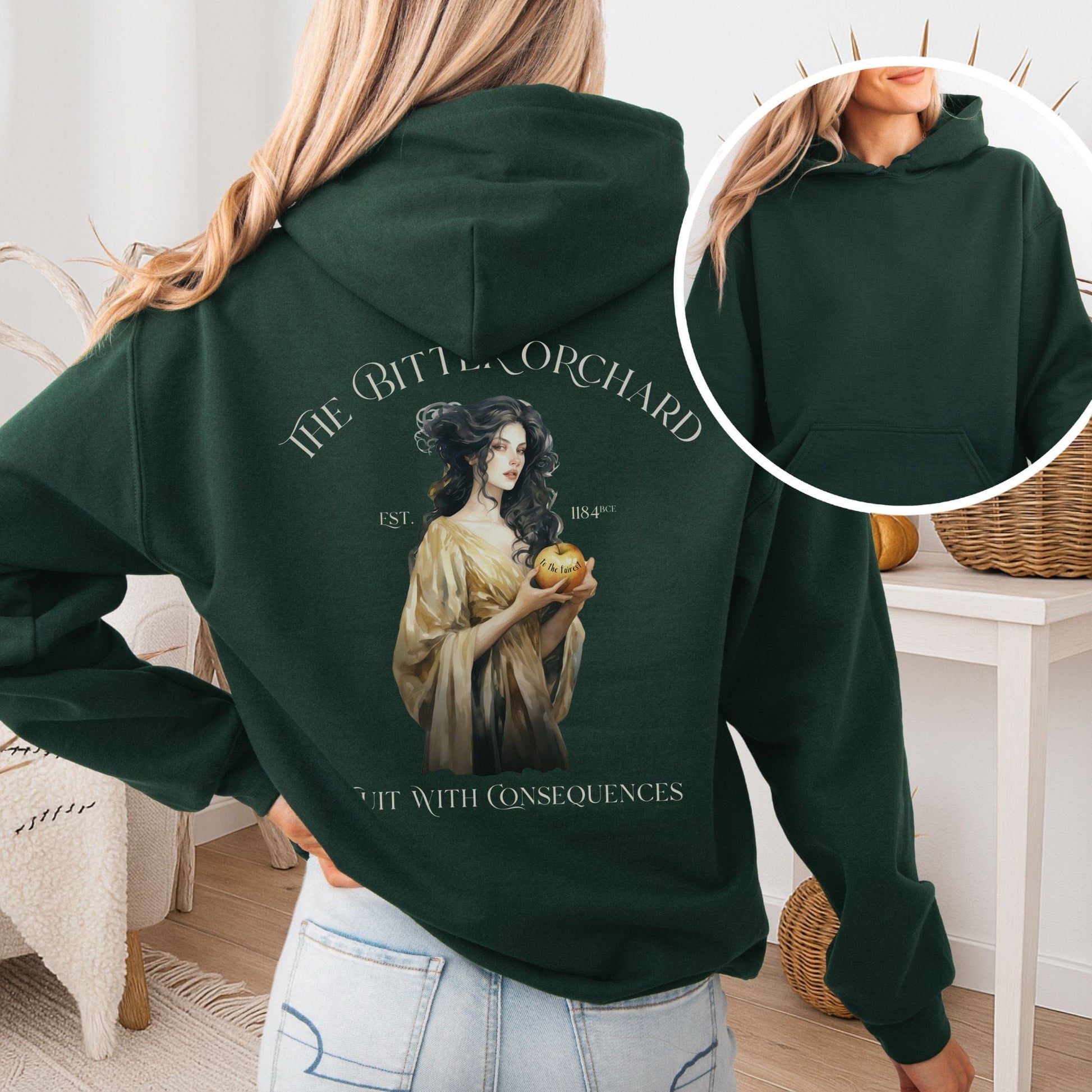 Hoodie Forest Green / S The Bitter Orchard Hoodie – Fruit With Consequences The Mystic Eden