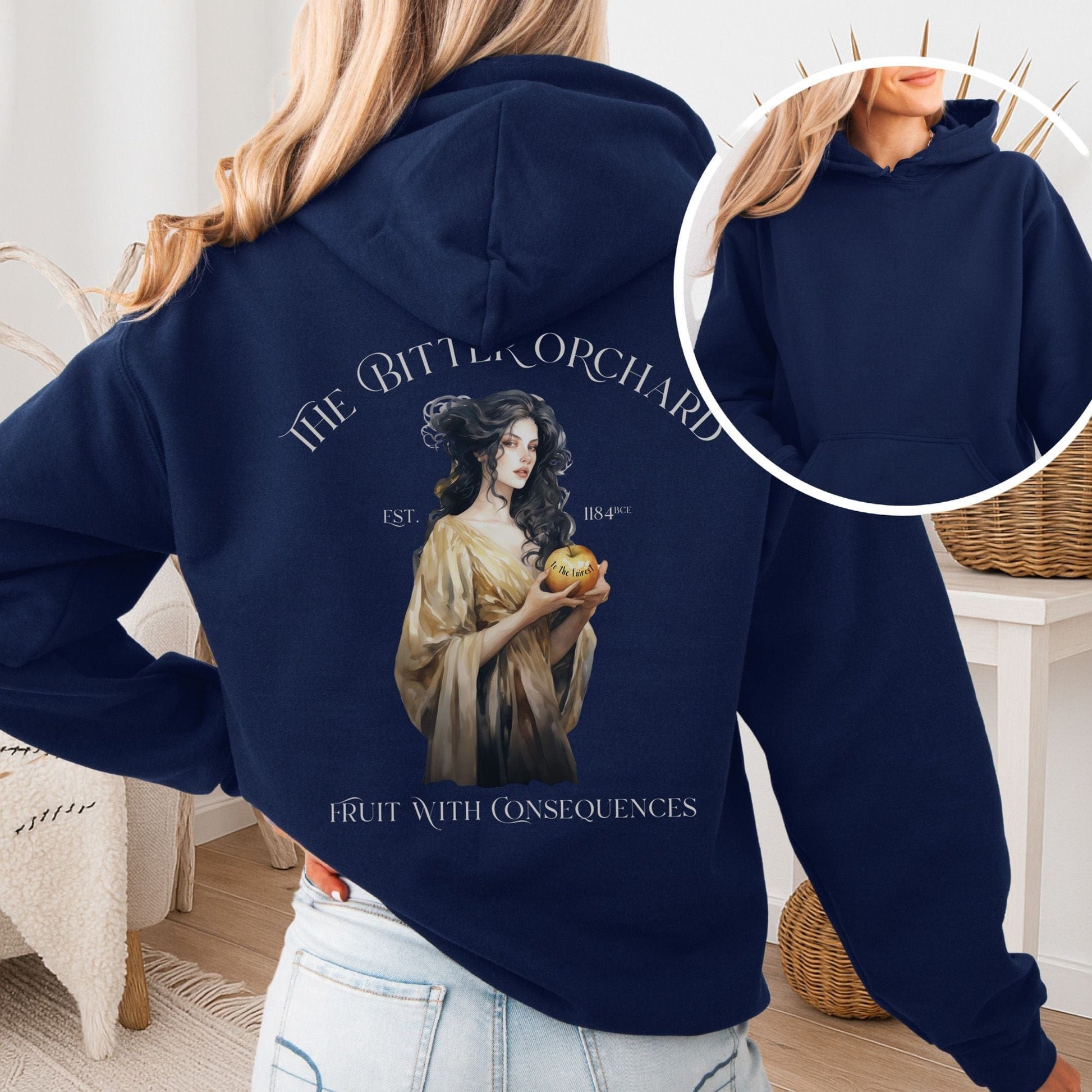 Hoodie Navy / S The Bitter Orchard Hoodie – Fruit With Consequences The Mystic Eden