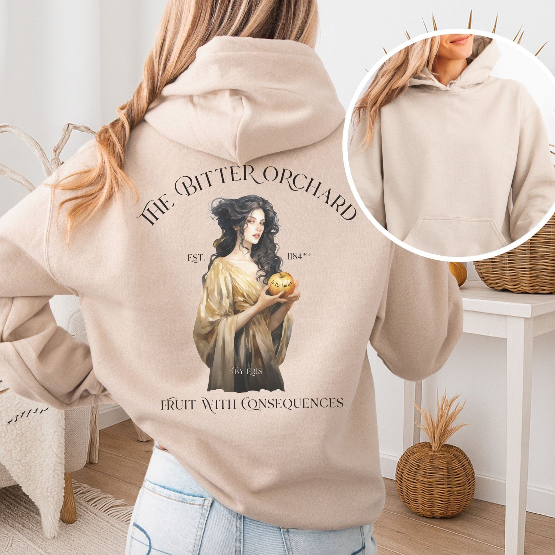 Hoodie Sand / S The Bitter Orchard Hoodie – Fruit With Consequences The Mystic Eden