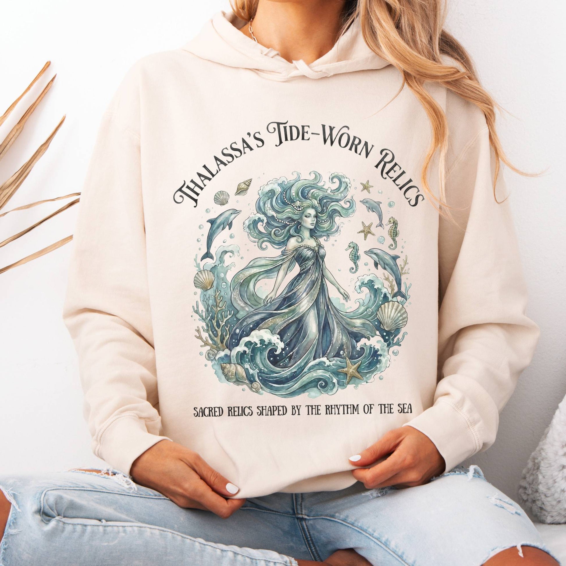 Hoodies Ivory / S Design 287 Hoodie The Mystic Eden