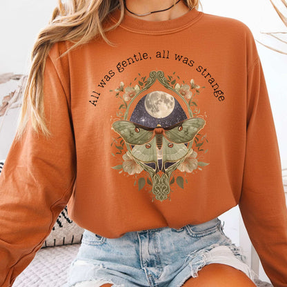 Long-sleeve All Was Gentle All Was Strange Edgar Allan Poe Long Sleeve The Mystic Eden