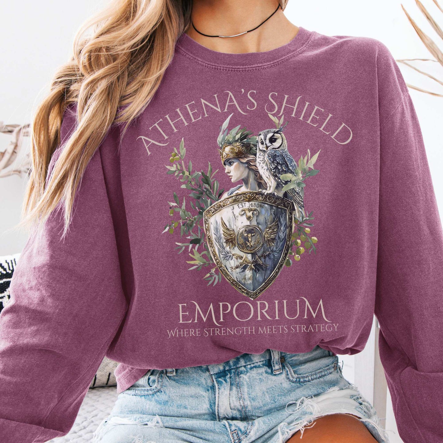 Long-sleeve Athena's Shield Emporium Long Sleeved Shirt The Mystic Eden