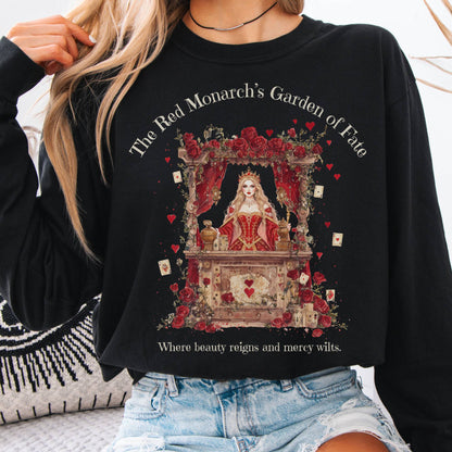 Long-sleeve Black / S The Red Monarchs Garden of Fate Long Sleeve Tee The Mystic Eden