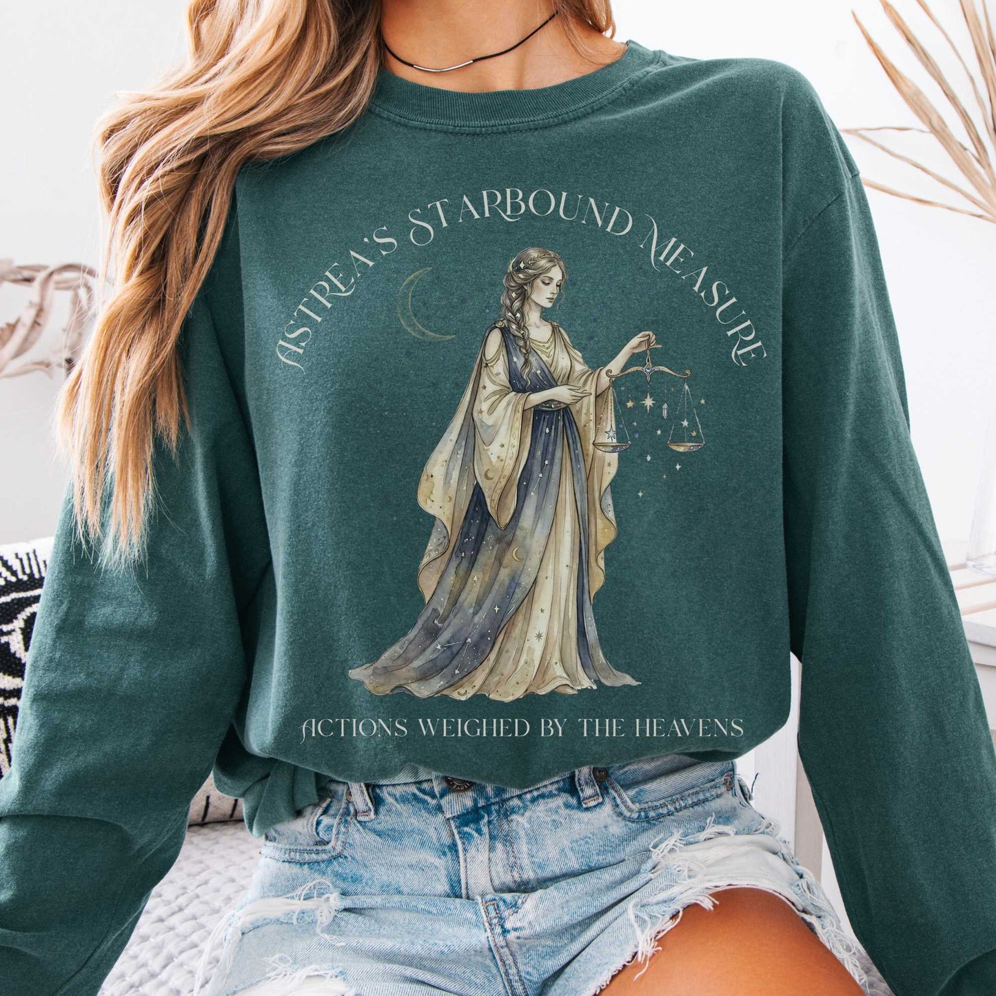 Long Sleeve Blue Spruce / S Design 288 Long Sleeve The Mystic Eden
