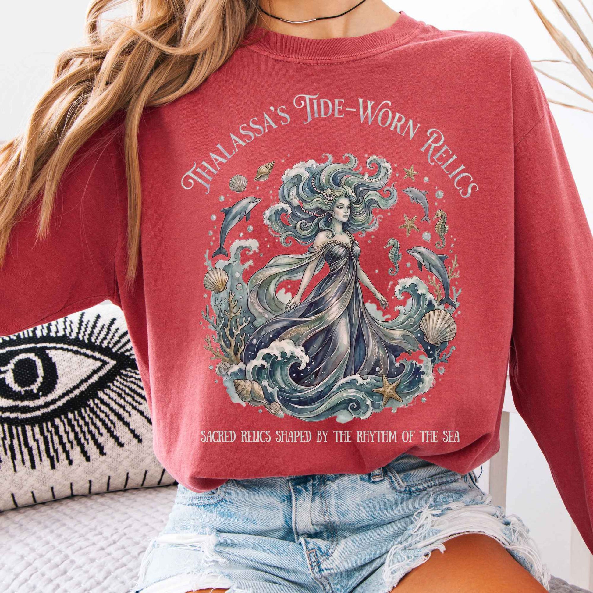 Long Sleeve Crimson / S Design 287 Long Sleeve The Mystic Eden