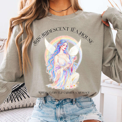 Long-sleeve Iris’ Iridescent Tea House Mythology Long Sleeve Tee The Mystic Eden