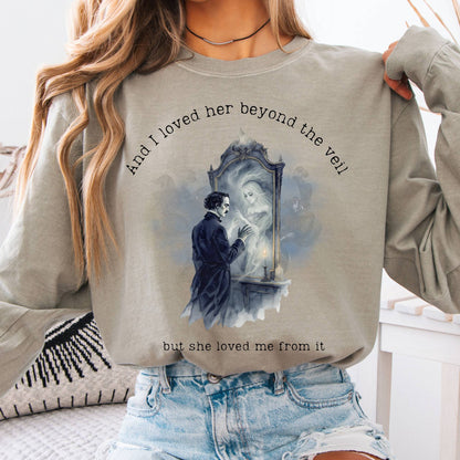 Long-sleeve Sandstone / S And I Loved Her Beyond The Veil Poe Long sleeve Tee The Mystic Eden