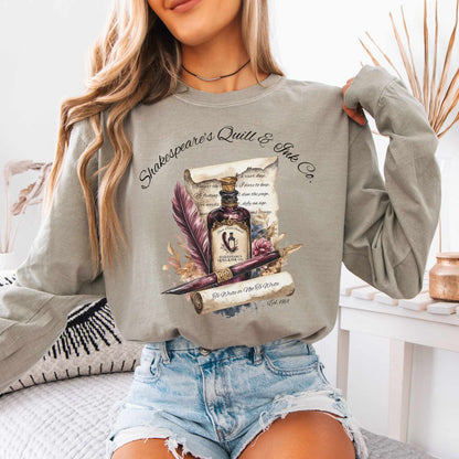 Long-sleeve Sandstone / S Shakespeare's Quill & Ink Co. Long Sleeved Shirt The Mystic Eden