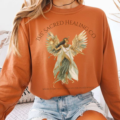 Long-sleeve Yam / S Isis' Sacred Healing Co Egyptian Mythology Long Sleeve The Mystic Eden