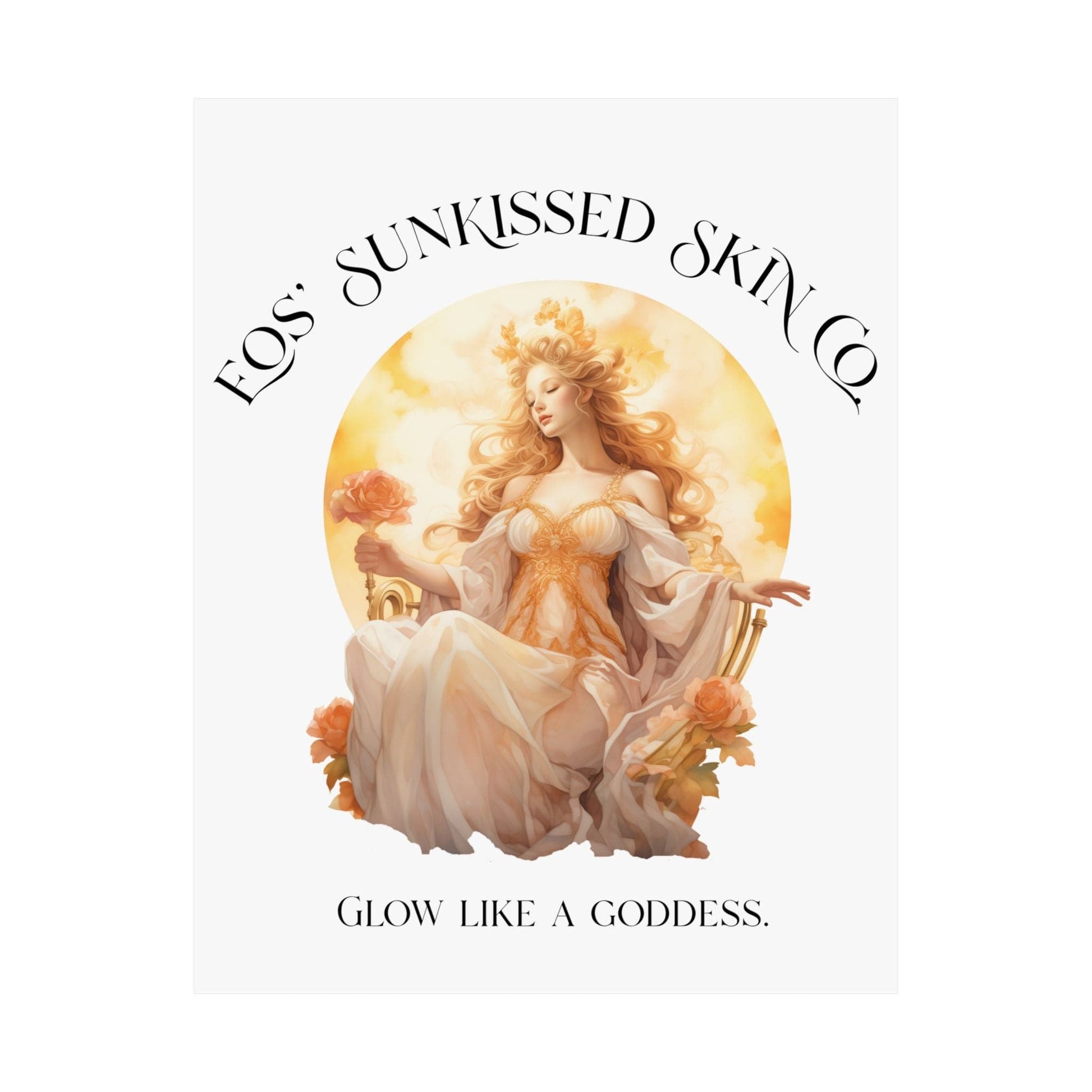 Poster 11″ x 14″ / Matte Eos' Sunkissed Skin Co. Goddess Print The Mystic Eden