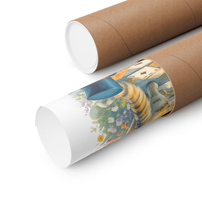 Poster 11″ x 14″ / Matte Every Adventure Requires a First Step Alice Poster The Mystic Eden