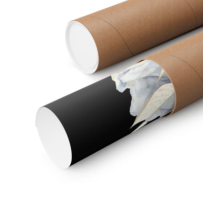 Poster 11″ x 14″ / Matte I Am Not Afraid of Storms Little Women Black Print The Mystic Eden