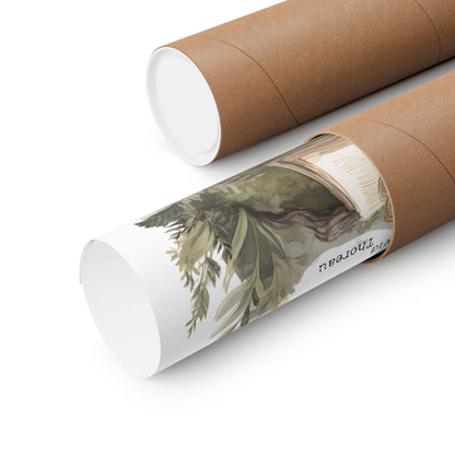 Poster 11″ x 14″ / Matte I Went to the Woods Henry David Thoreau Poster The Mystic Eden