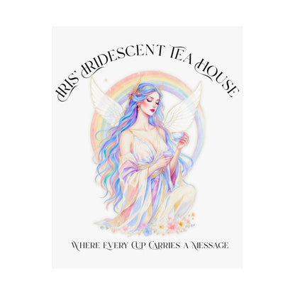 Poster 11″ x 14″ / Matte Iris’ Iridescent Tea House Mythology Print The Mystic Eden