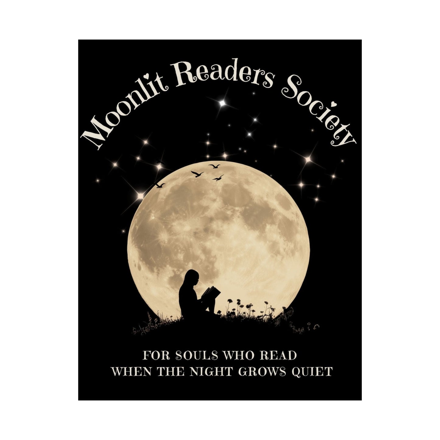 Poster 11″ x 14″ / Matte Moonlit Readers Society Print The Mystic Eden