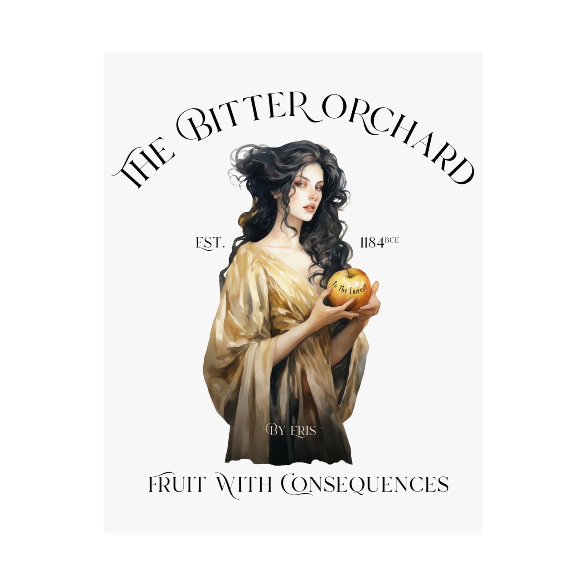 Poster 11″ x 14″ / Matte The Bitter Orchard Eris Goddess Print The Mystic Eden
