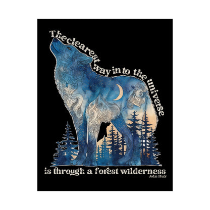 Poster 11″ x 14″ / Matte The Clearest Way Into The Universe Is Through A Forest Wilderness Print The Mystic Eden