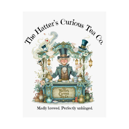 Poster 11″ x 14″ / Matte The Hatter's Curious Tea Co. Print The Mystic Eden