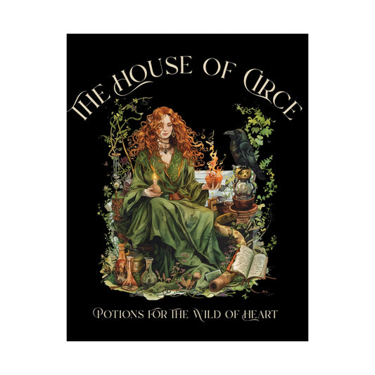 Poster 11″ x 14″ / Matte The House of Circe Goddess Print The Mystic Eden