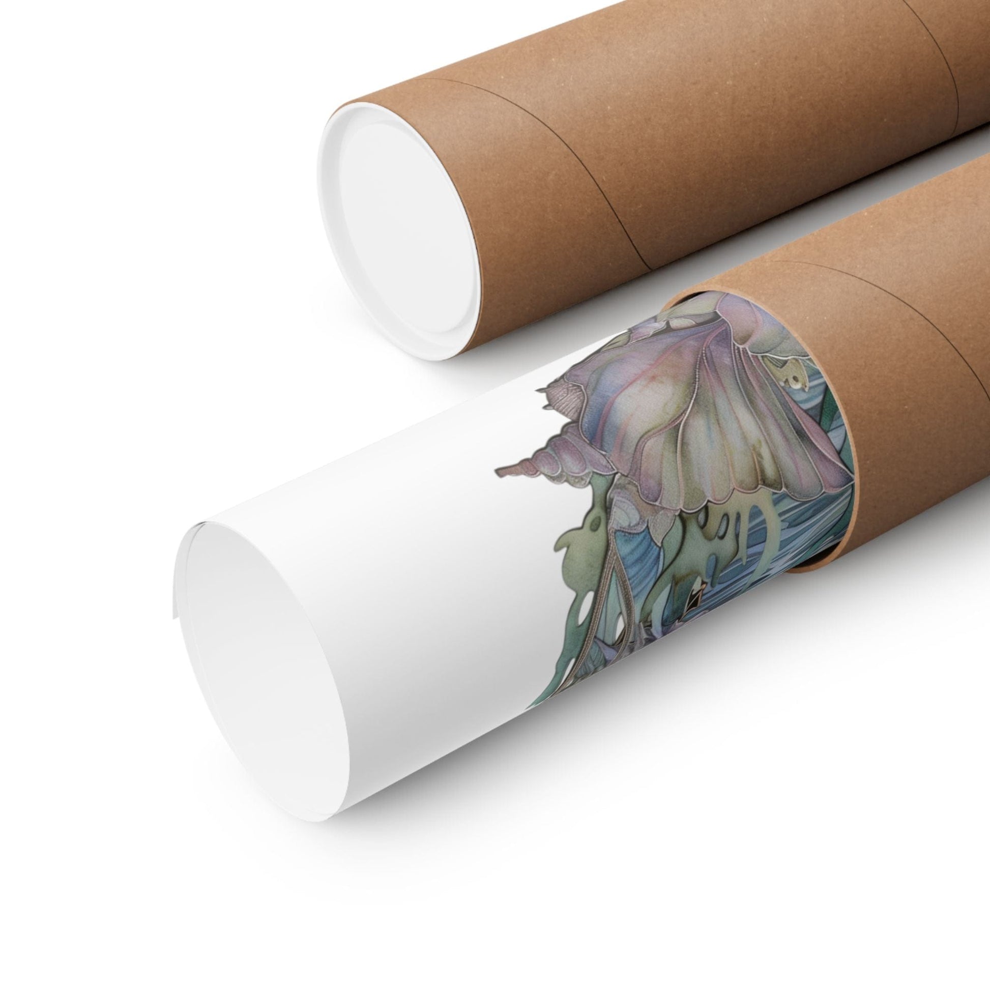 Poster 11″ x 14″ / Matte The Sea Whispered A Soft Melody for the Waiting Moon Poster The Mystic Eden