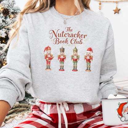 Sweatshirt Ash / S The Nutcracker Book Club Christmas Sweatshirt The Mystic Eden