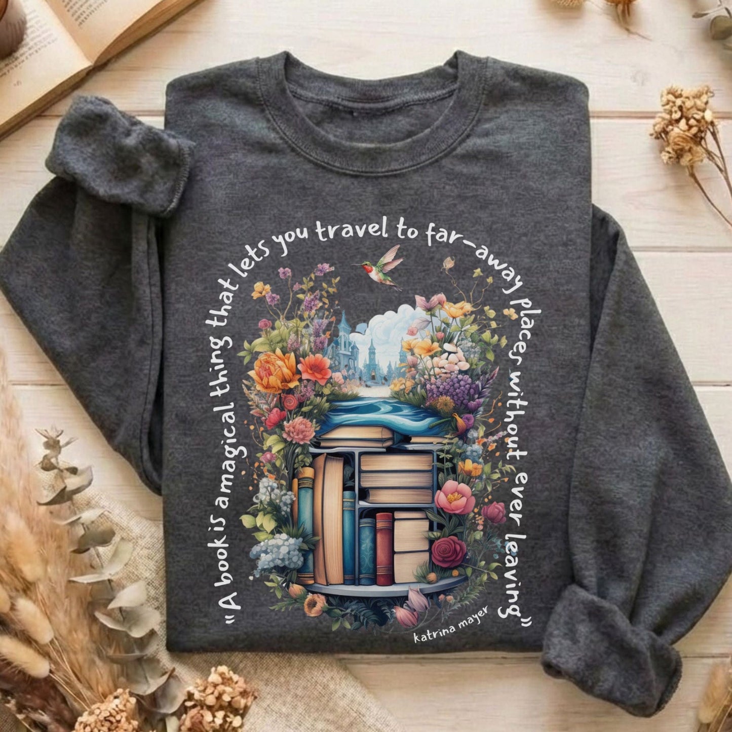Sweatshirt Dark Heather / S Design 14 Sweatshirt The Mystic Eden