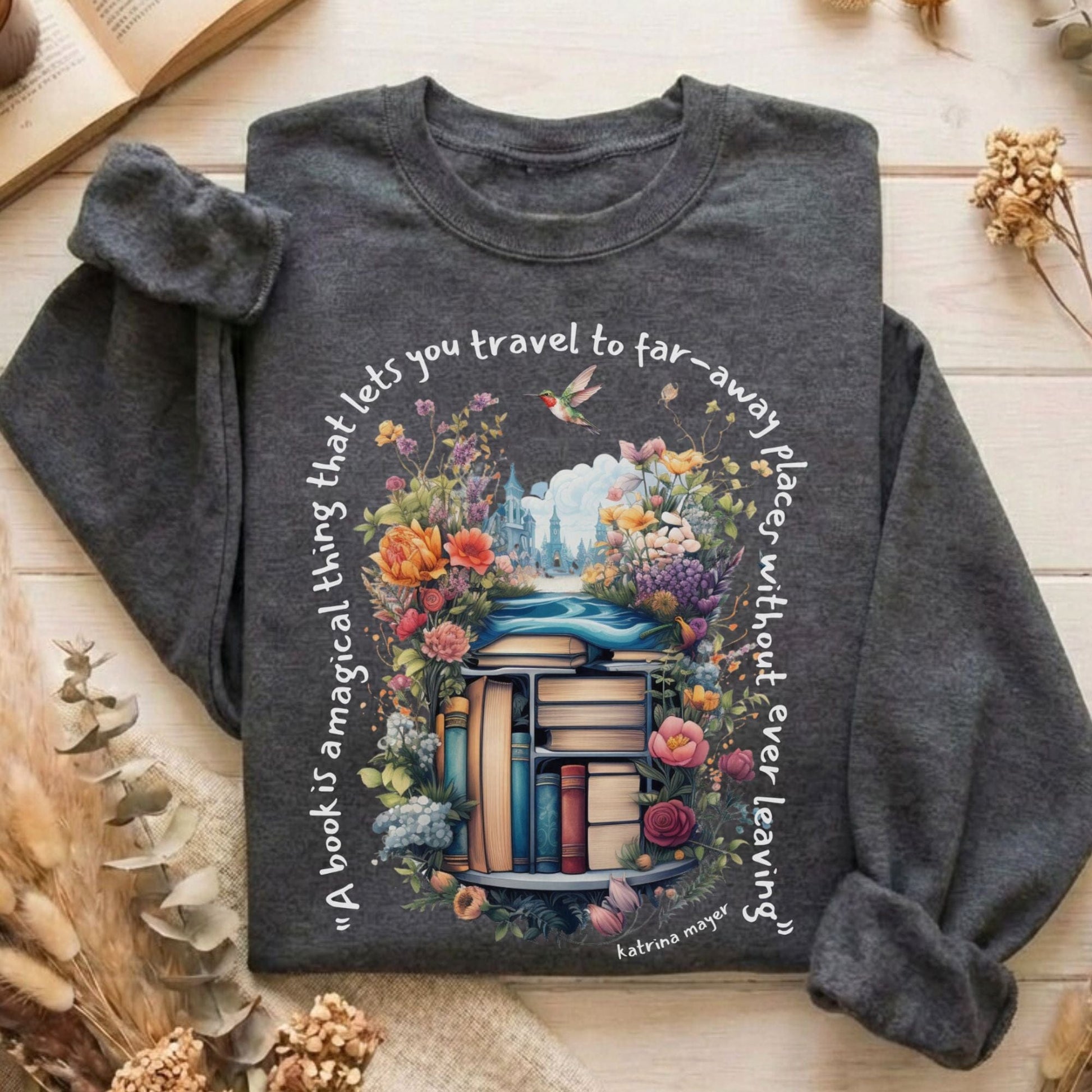 Sweatshirt Dark Heather / S Design 14 Sweatshirt The Mystic Eden