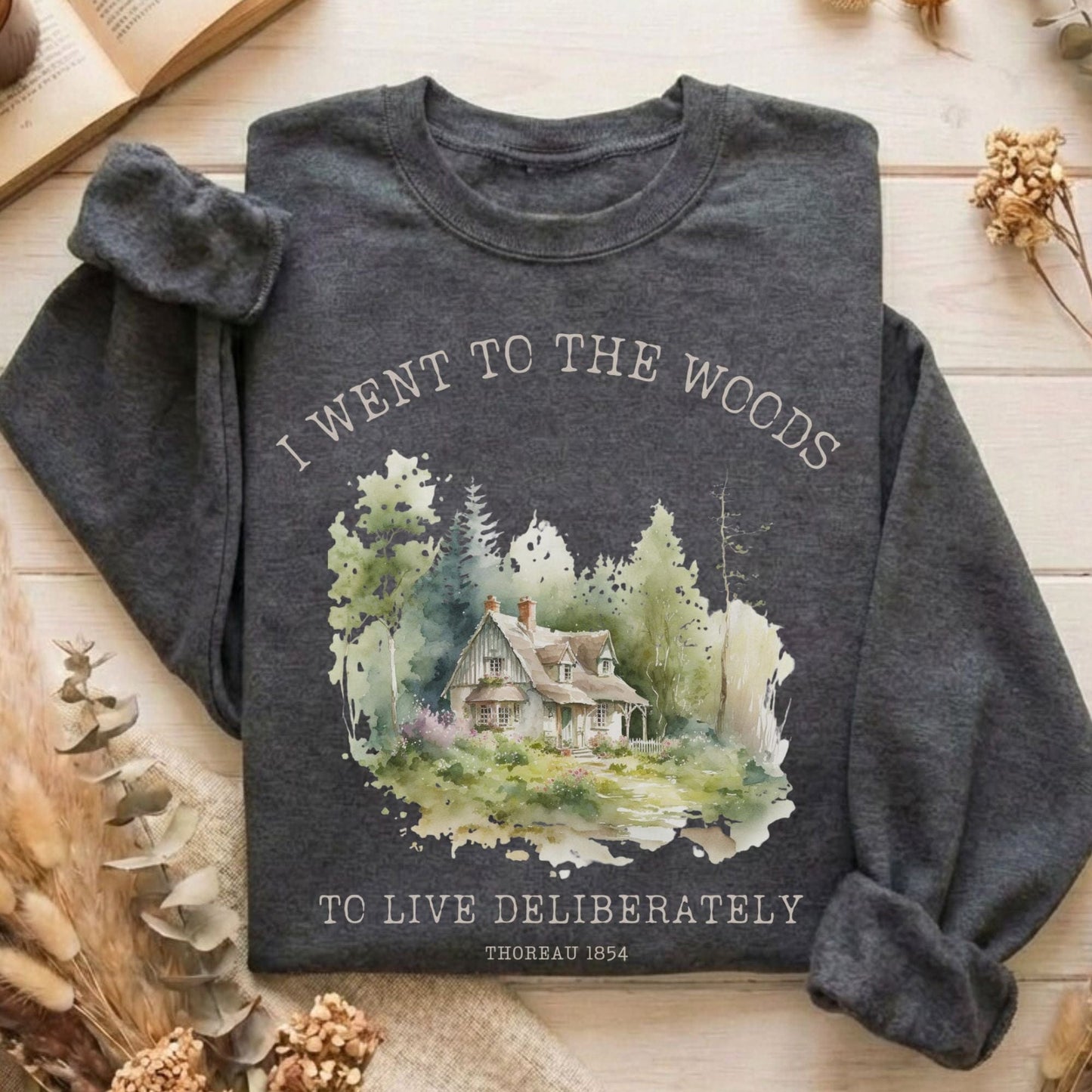 Sweatshirt Dark Heather / S Design 15 Sweatshirt The Mystic Eden