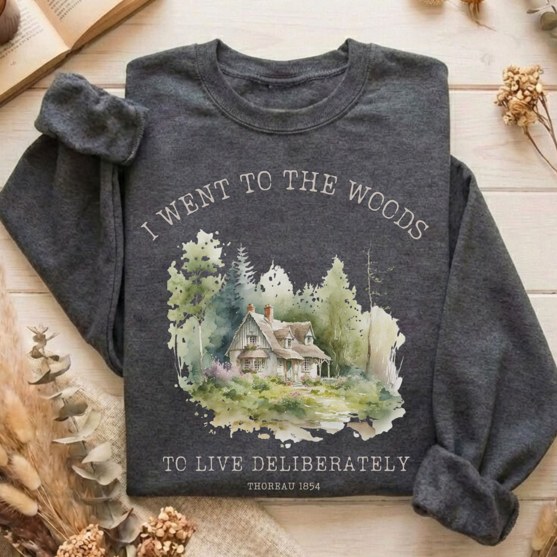Sweatshirt Dark Heather / S Design 15 Sweatshirt The Mystic Eden