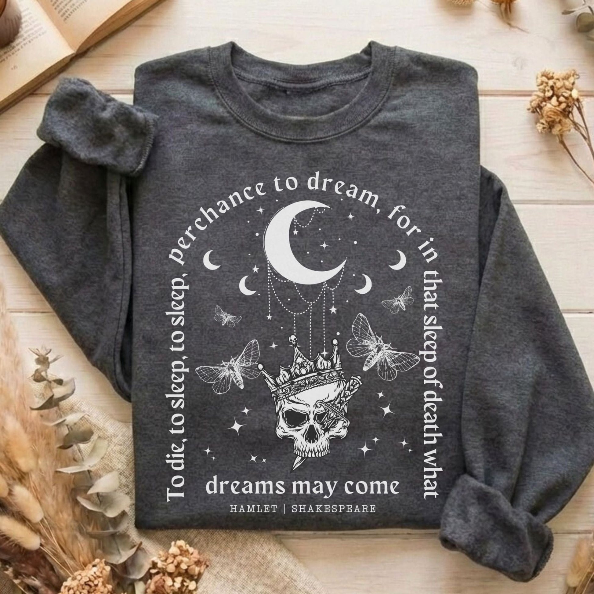 Sweatshirt Dark Heather / S Design 28  Sweatshirt The Mystic Eden