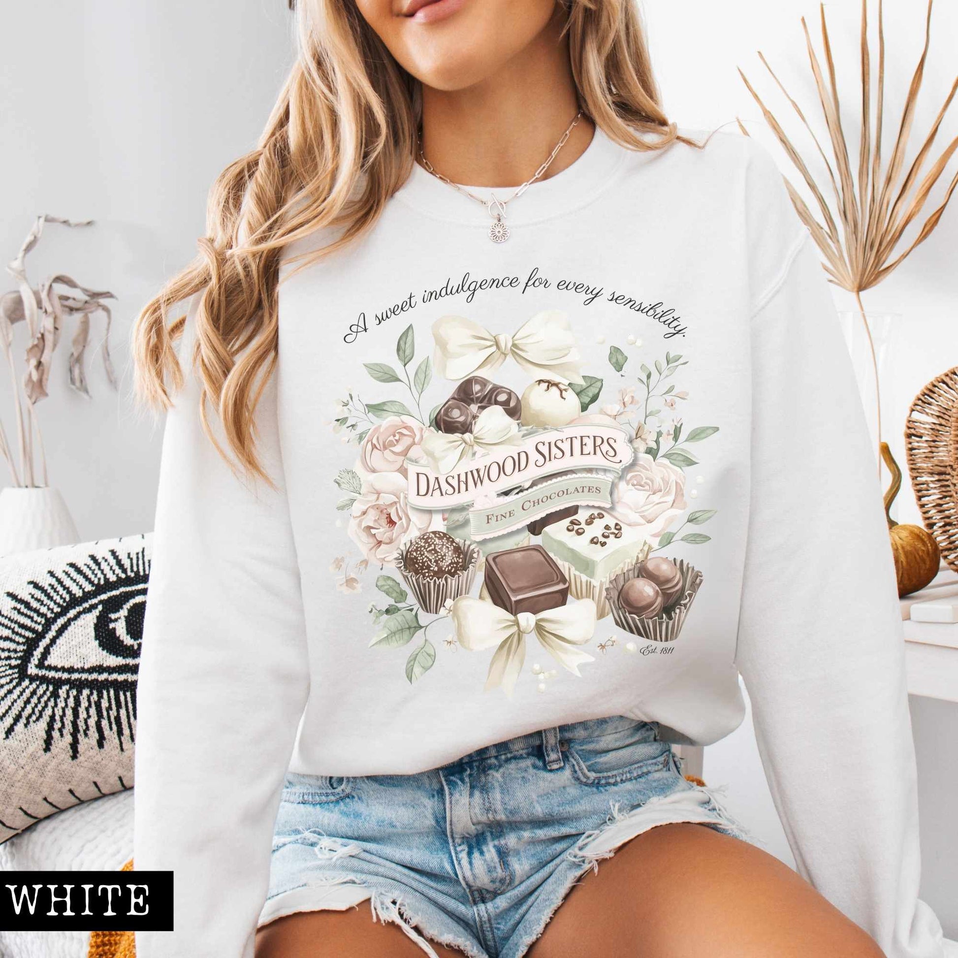 Sweatshirt Dashwood Sisters Fine Chocolates Sweatshirt The Mystic Eden