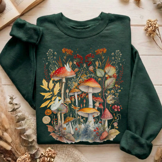 Sweatshirt Forest Green / S Design 19 Sweatshirt The Mystic Eden