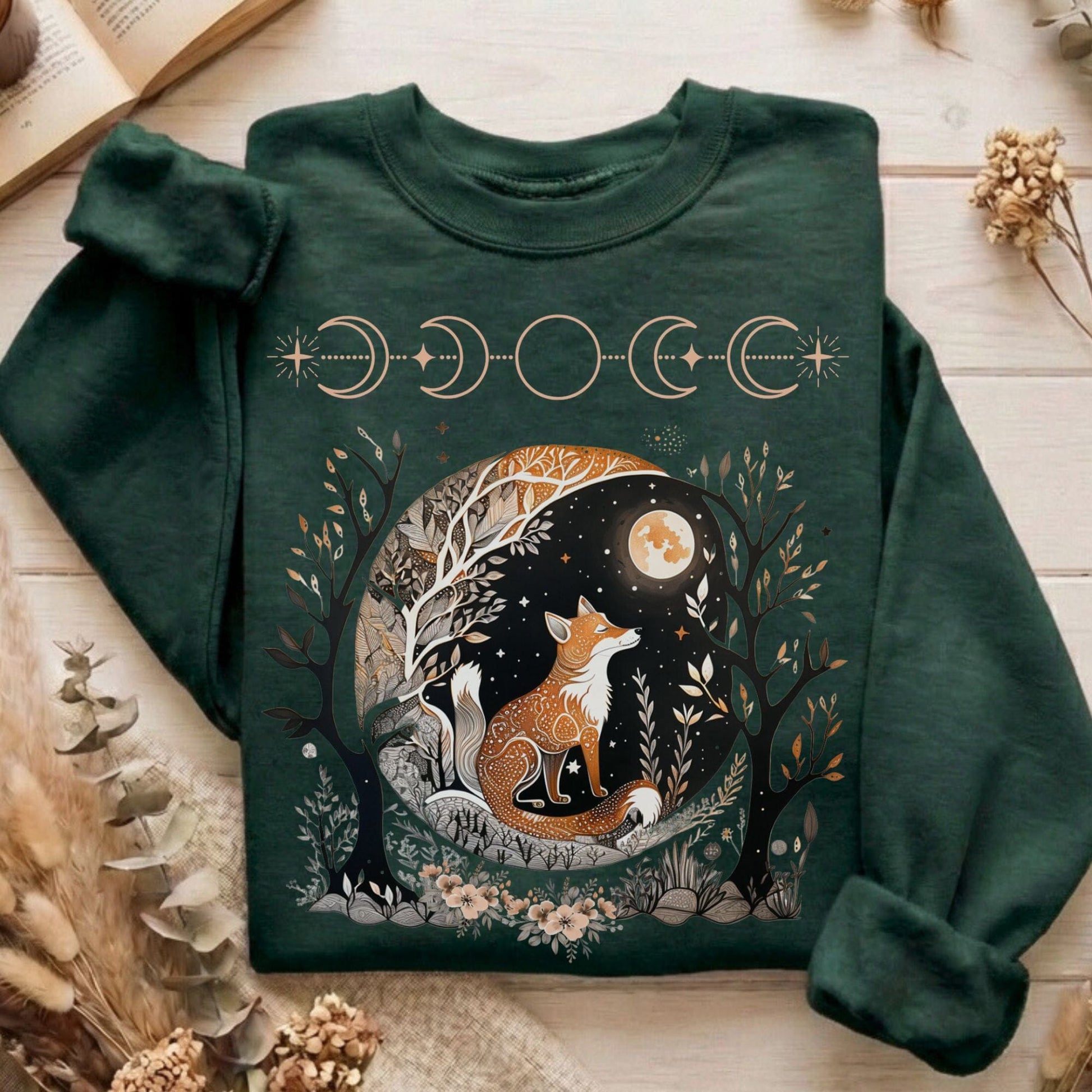 Sweatshirt Forest Green / S Design 20 Sweatshirt The Mystic Eden