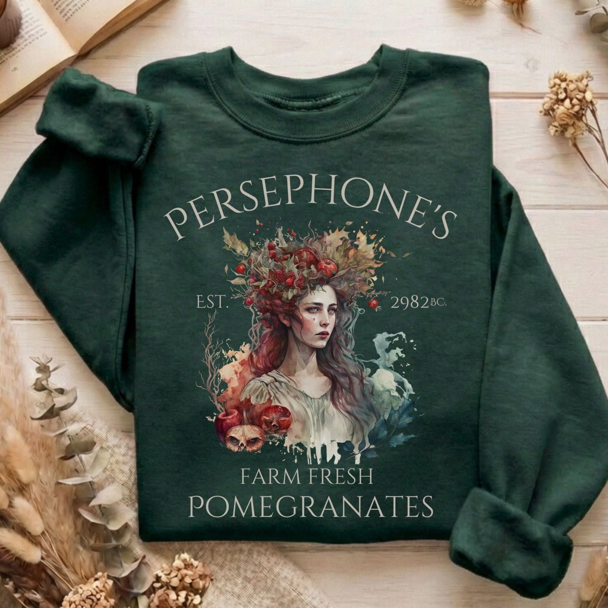 Sweatshirt Forest Green / S Design 27 Sweatshirt The Mystic Eden