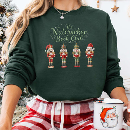 Sweatshirt Forest Green / S The Nutcracker Book Club Christmas Sweatshirt The Mystic Eden