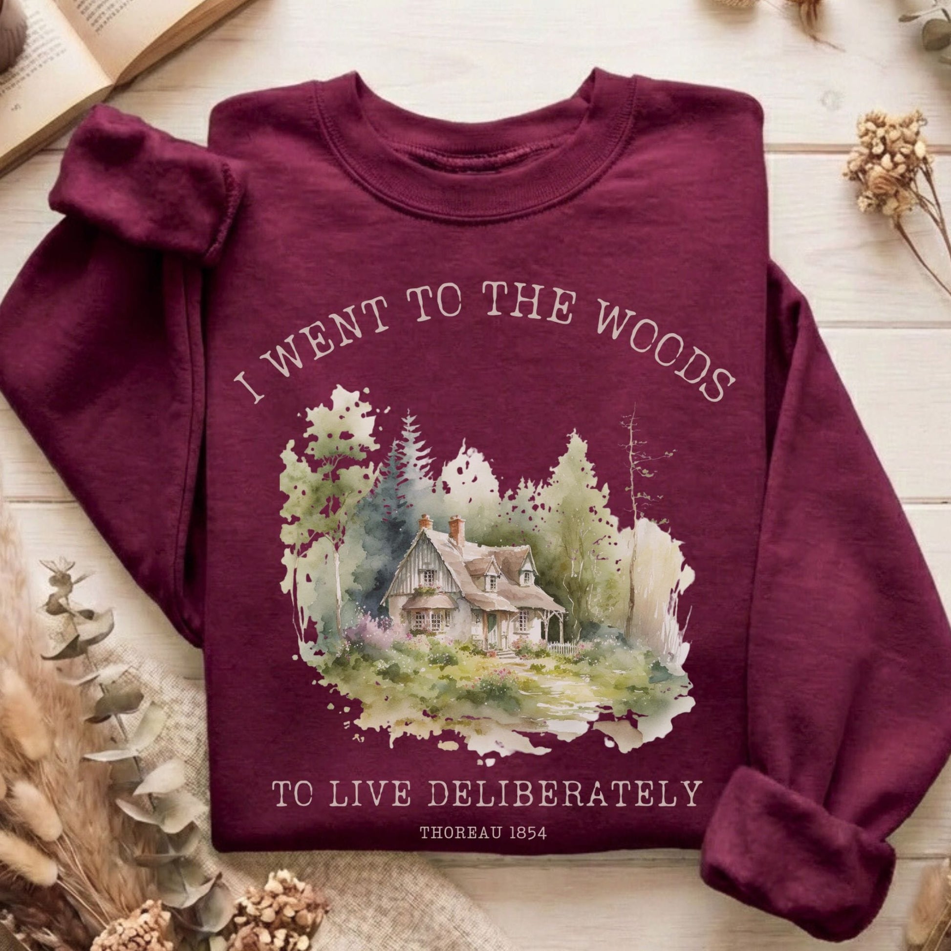 Sweatshirt Maroon / S Design 15 Sweatshirt The Mystic Eden