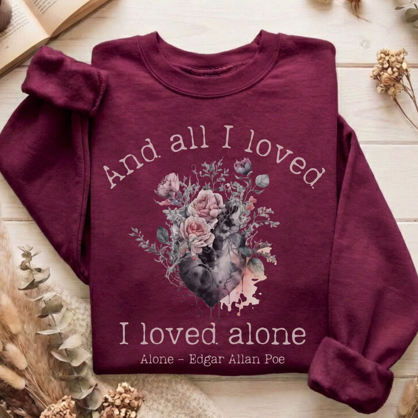 Sweatshirt Maroon / S Design 17 Sweatshirt The Mystic Eden