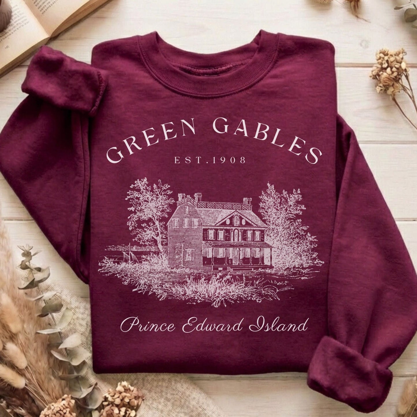 Sweatshirt Maroon / S Design 22 Sweatshirt The Mystic Eden