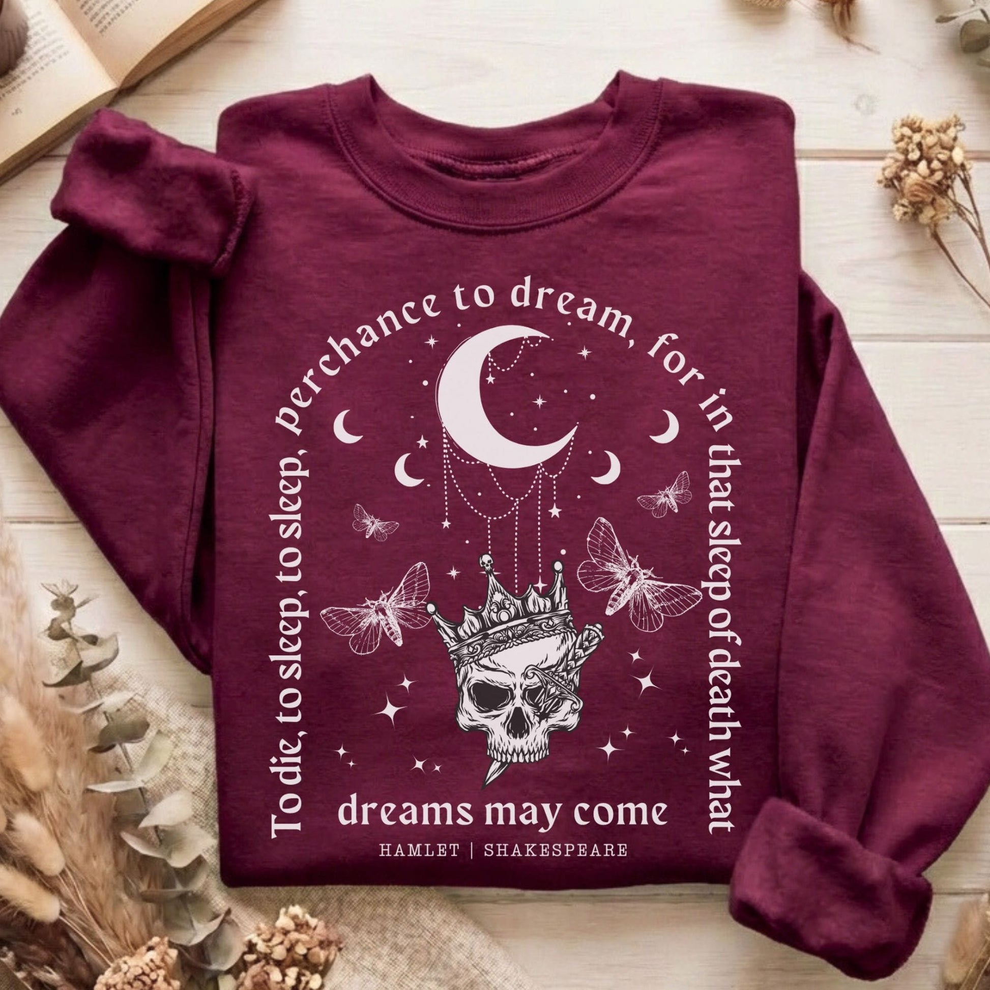 Sweatshirt Maroon / S Design 28  Sweatshirt The Mystic Eden