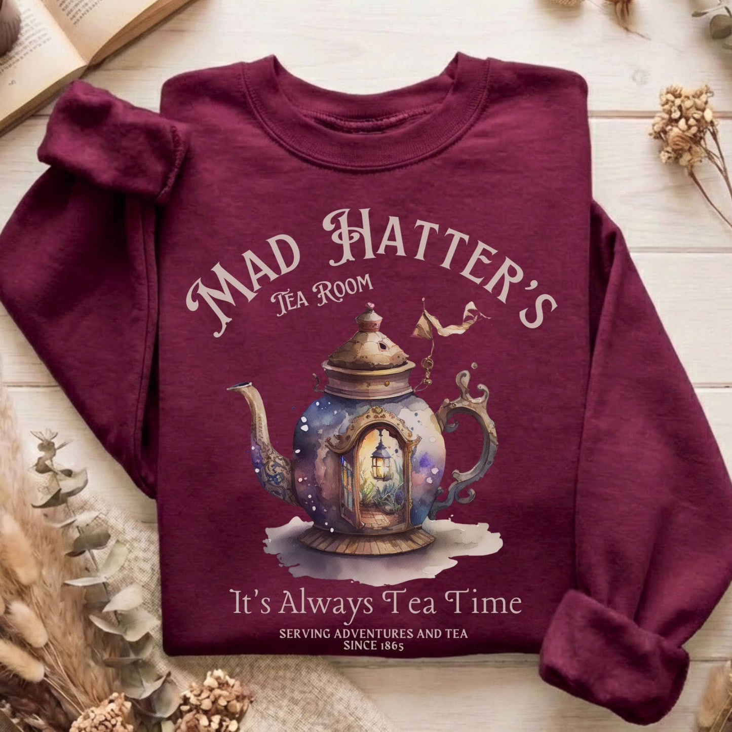 Sweatshirt Maroon / S Design 29 Sweatshirt The Mystic Eden