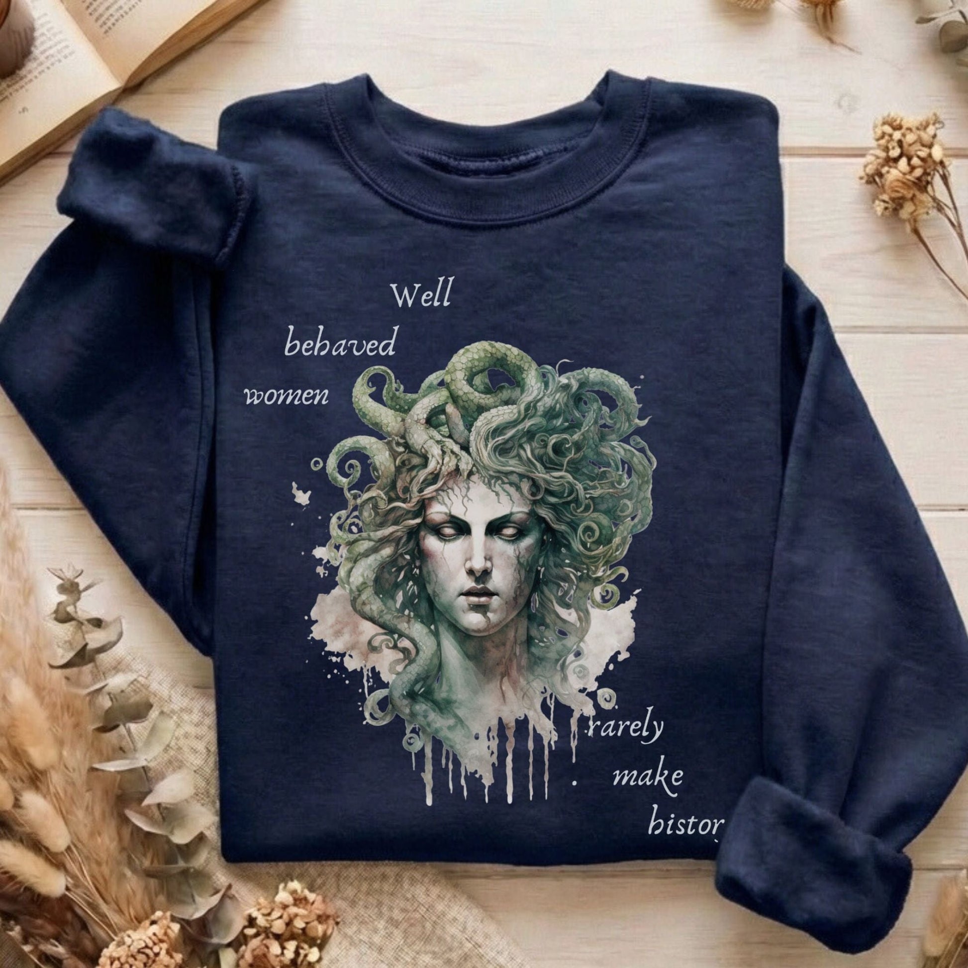 Sweatshirt Navy / S Design 13 Sweatshirt The Mystic Eden