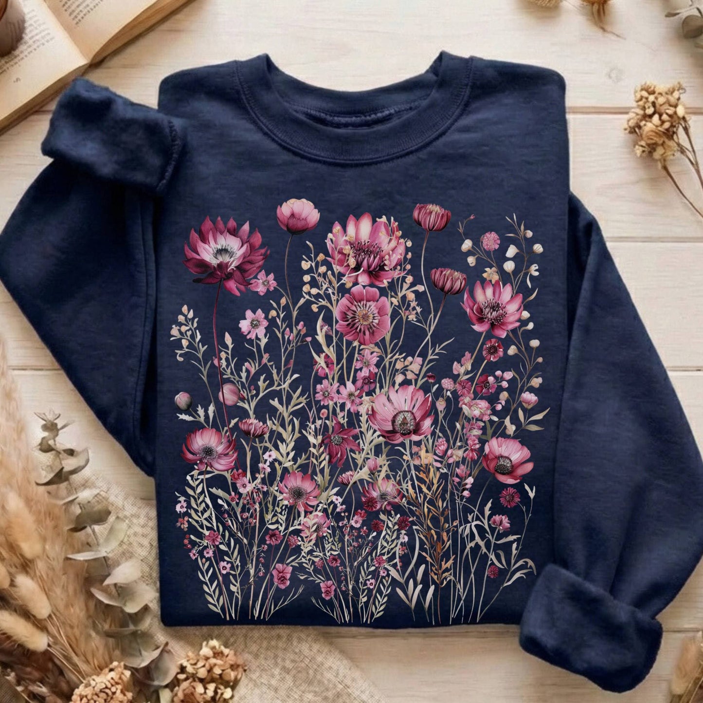 Sweatshirt Navy / S Design 6 Sweatshirt The Mystic Eden