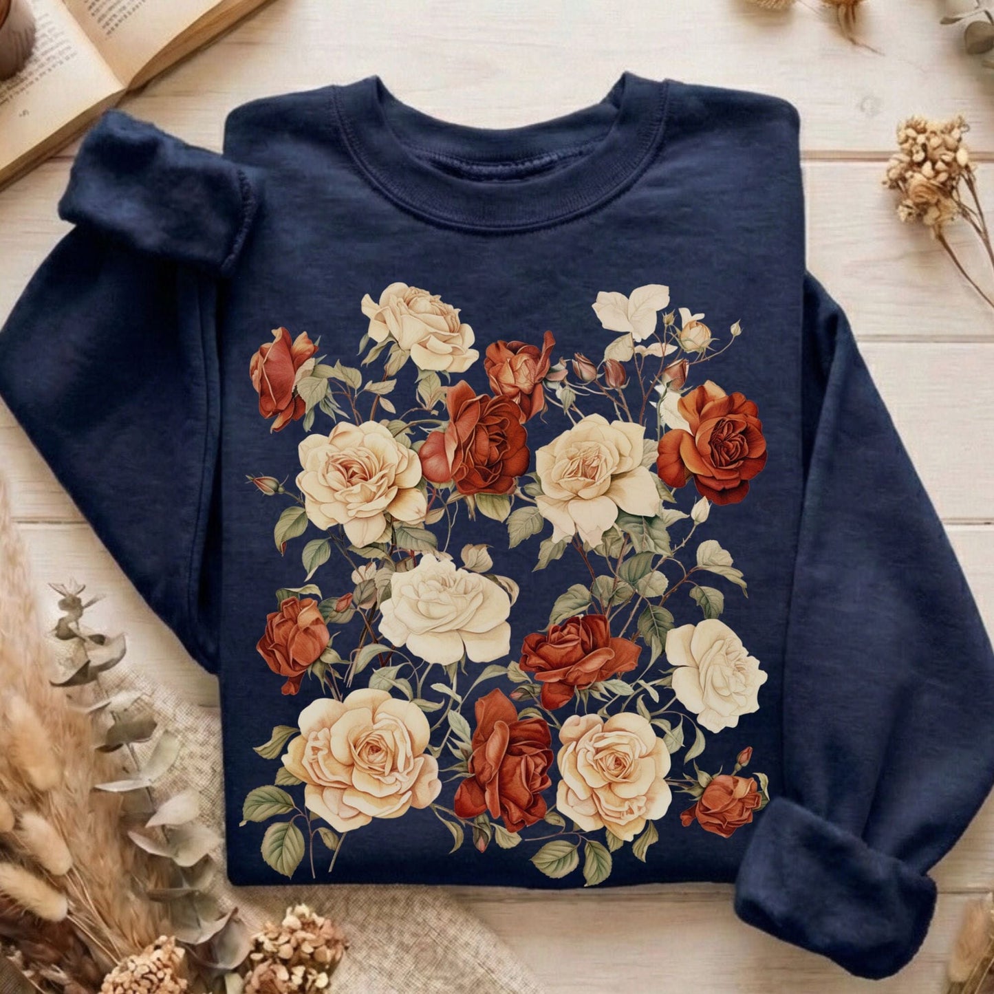 Sweatshirt Navy / S Design 7 Crewneck Sweatshirt The Mystic Eden