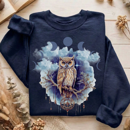 Sweatshirt Navy / S Design 8 Sweatshirt The Mystic Eden