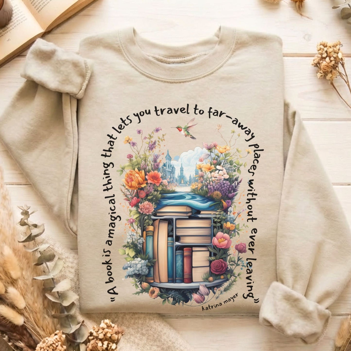 Sweatshirt Sand / S Design 14 Sweatshirt The Mystic Eden