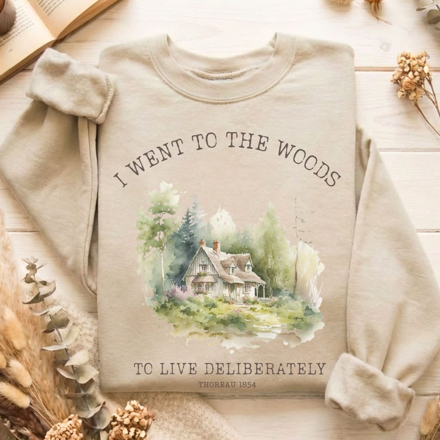 Sweatshirt Sand / S Design 15 Sweatshirt The Mystic Eden