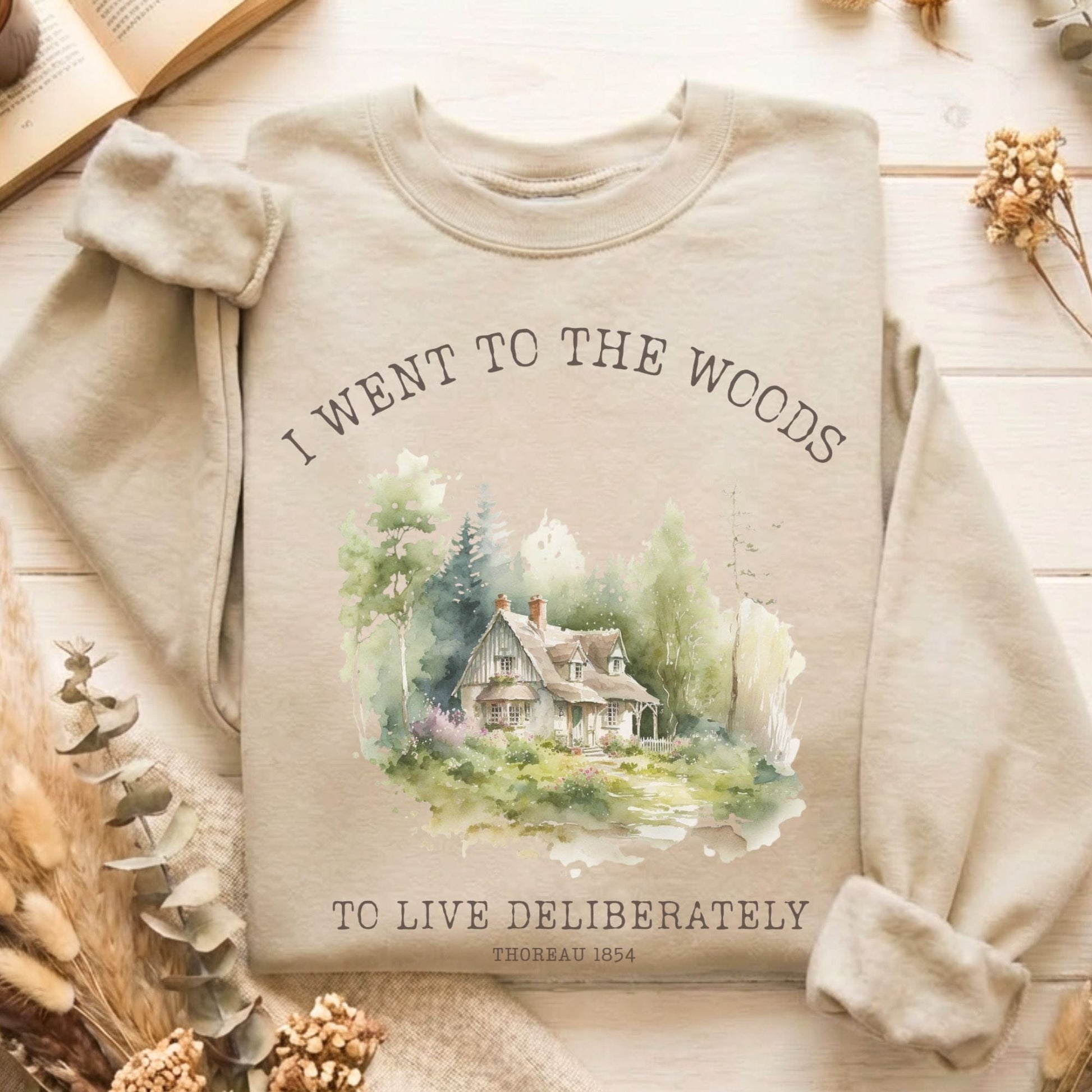 Sweatshirt Sand / S Design 15 Sweatshirt The Mystic Eden