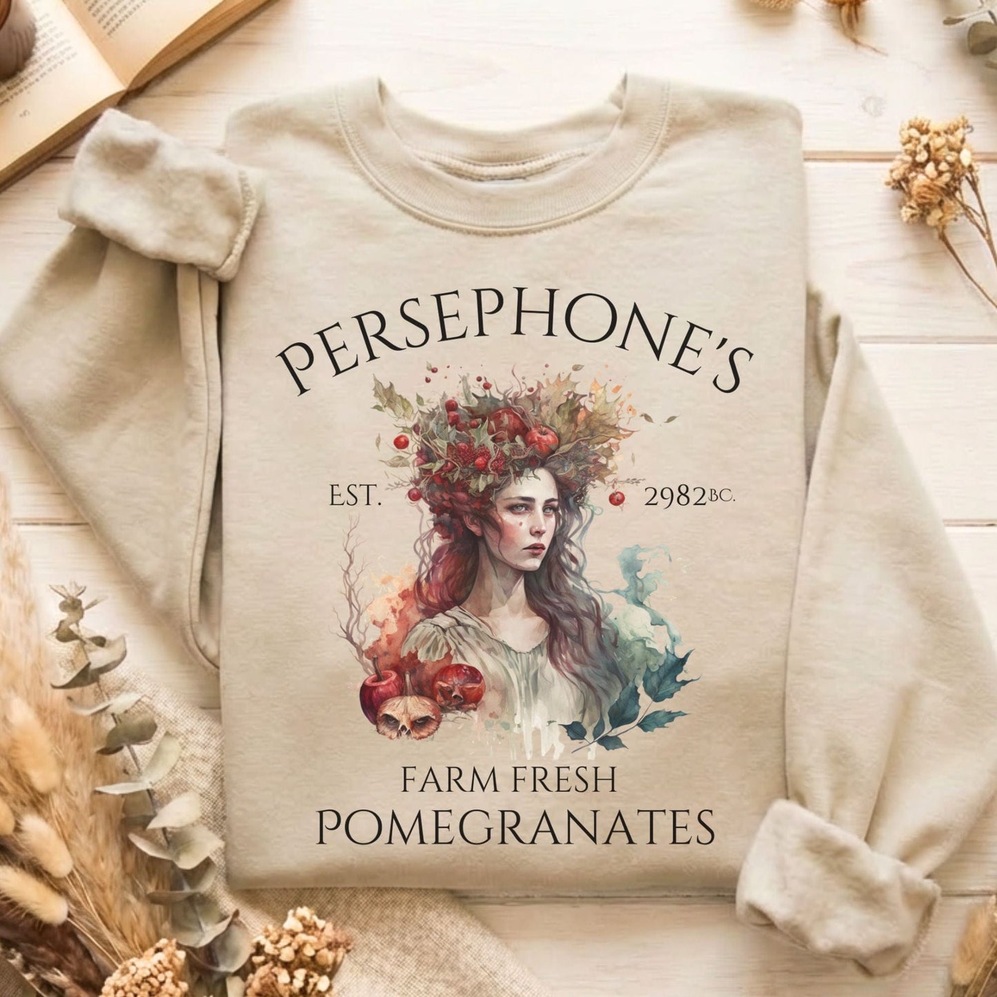 Sweatshirt Sand / S Design 27 Sweatshirt The Mystic Eden