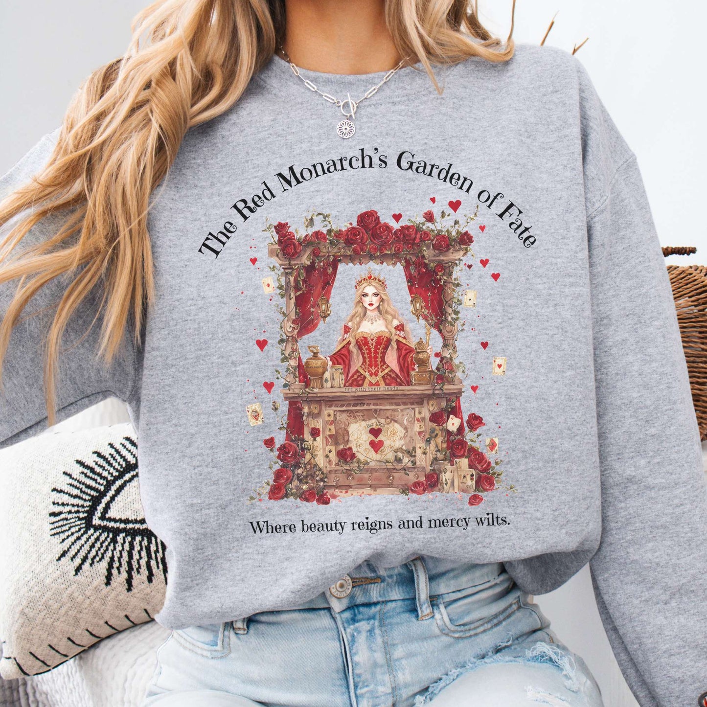 Sweatshirt Sport Grey / S The Red Monarchs Garden of Fate Sweatshirt The Mystic Eden